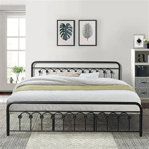 metal bed frame for king bed in a box|strongest king size bed frame.